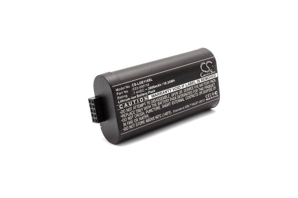Akku Ersatz für Logitech 533-000116, 533-000138 für Lautsprecher Boxen Speaker (2600mAh, 7.4V, Li-Ion)