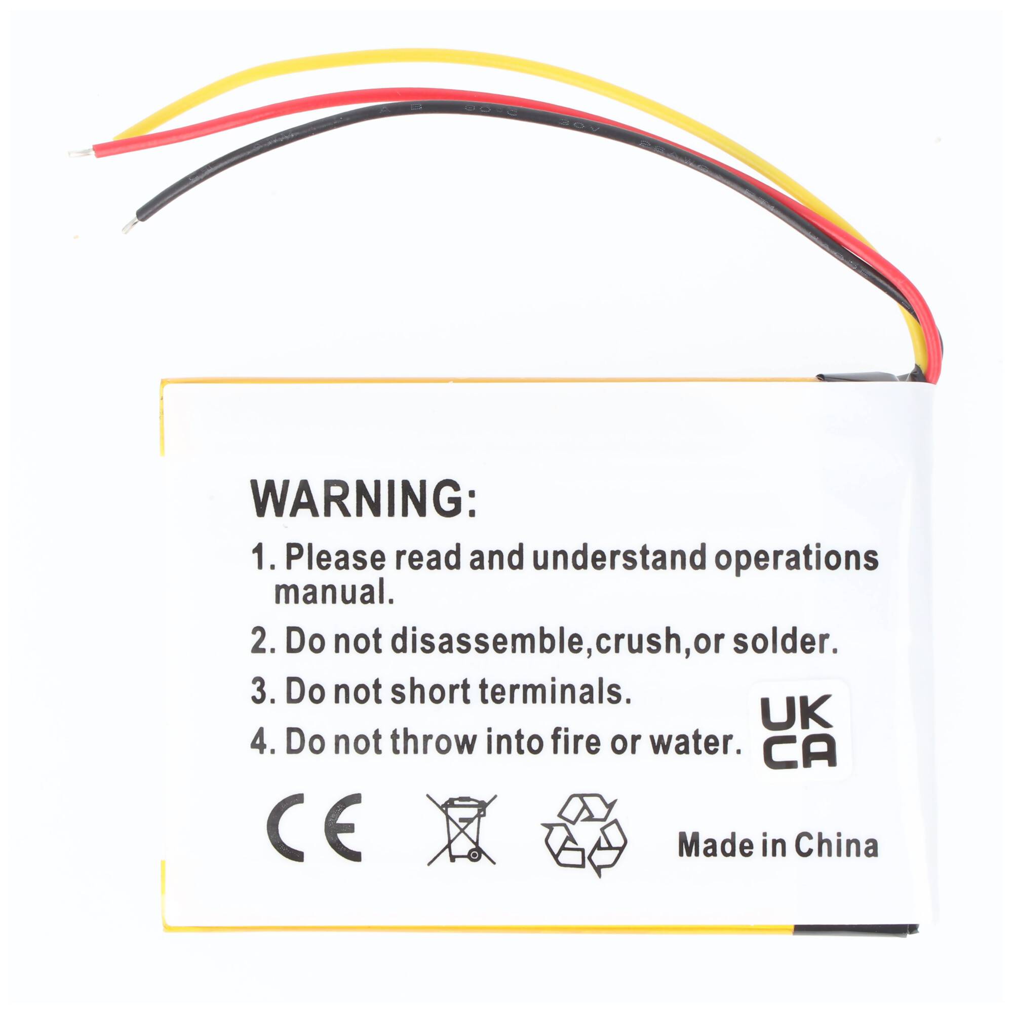 Akku Ersatz für JBL GSP383555 für Lautsprecher Boxen Speaker (800mAh, 3.7V, Li-Polymer)