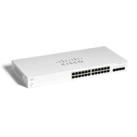 Cisco Business 220 Series CBS220-24T-4X - Switch - Smart - 24 x 10/100/1000 + 4 x 10 Gigabit SFP+ (Uplink) Cisco Business 220 Series CBS220-24T-4X - Switch - Smart - 24 x 10/100/1000 + 4 x 10 Gigabit SFP+ (Uplink)