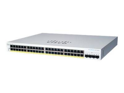 Cisco Business 220 Series CBS220-48FP-4X - Switch - Smart - 48 x 10/100/1000 (PoE+)