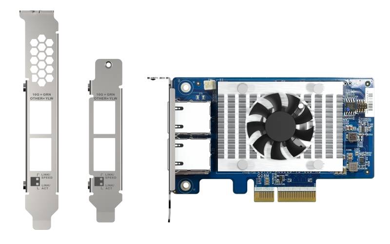 QXG-10G2T-X710 Netzwerkadapter-PCIe 10 GBE RJ45 x2