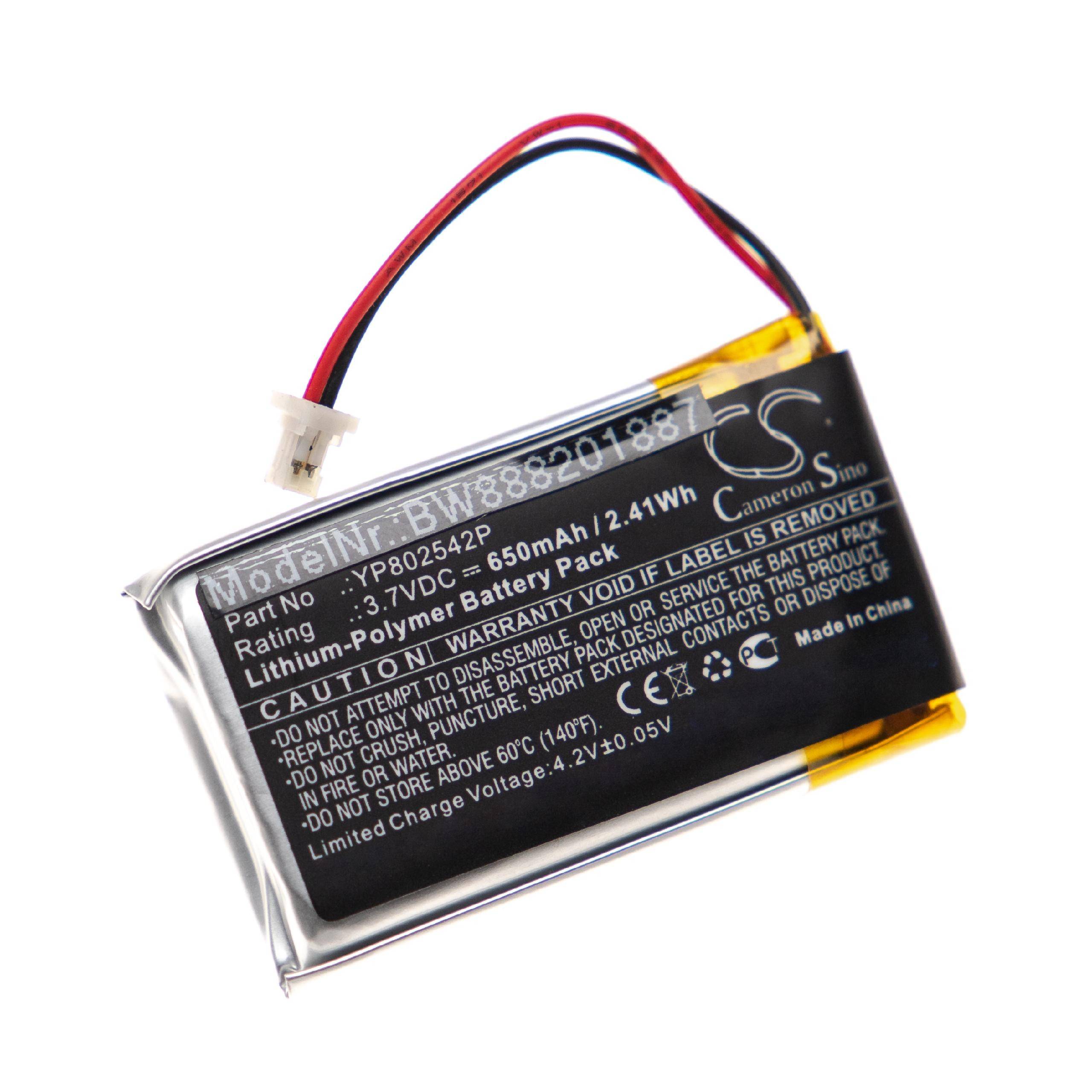 Akku für Sena SMH-10S u.a. wie YP802542P, 650mAh