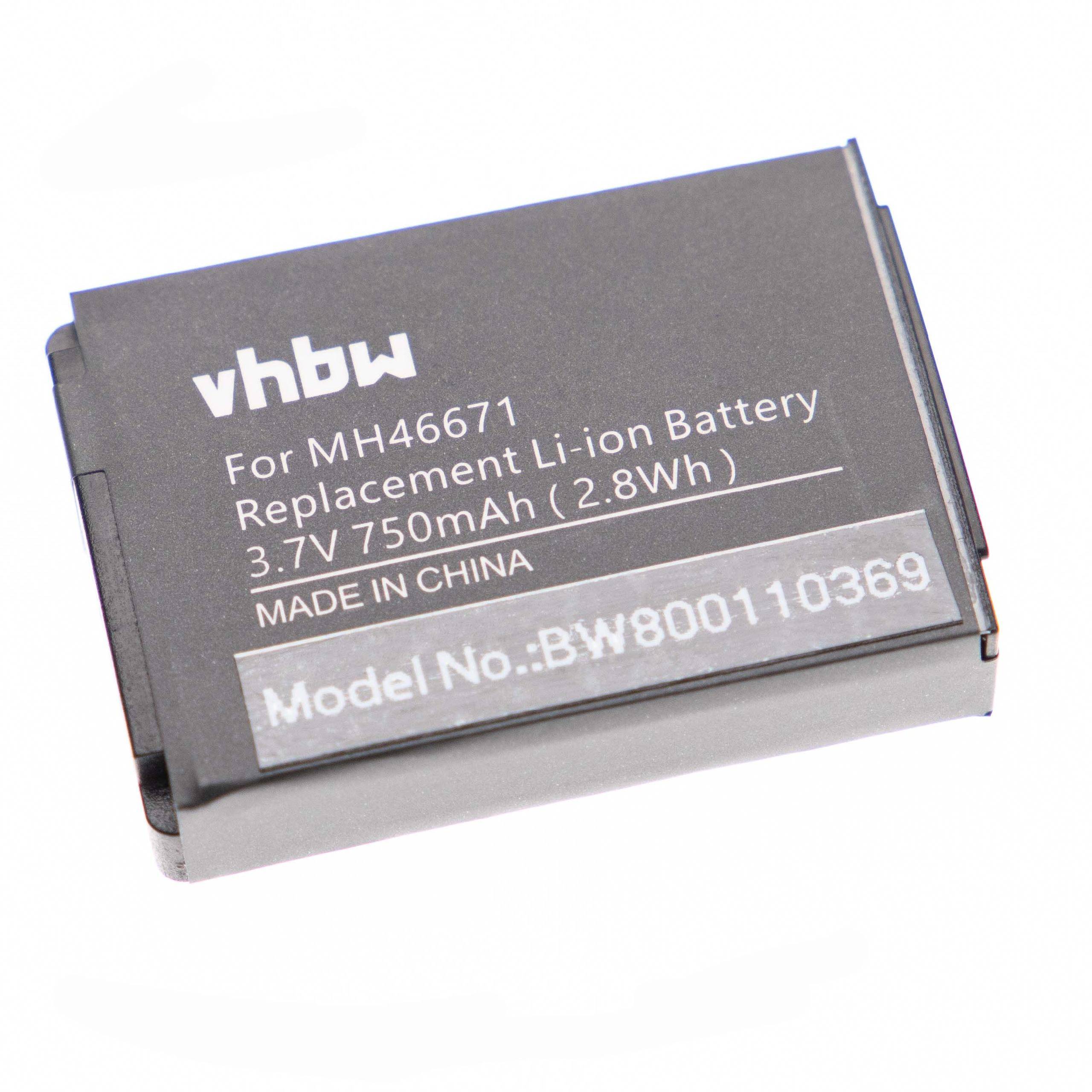Li-Ion-Akku - 750mAh (3.7V) für Handy, Smartphone, Telefon wie Parrot 1ICP7/28/35