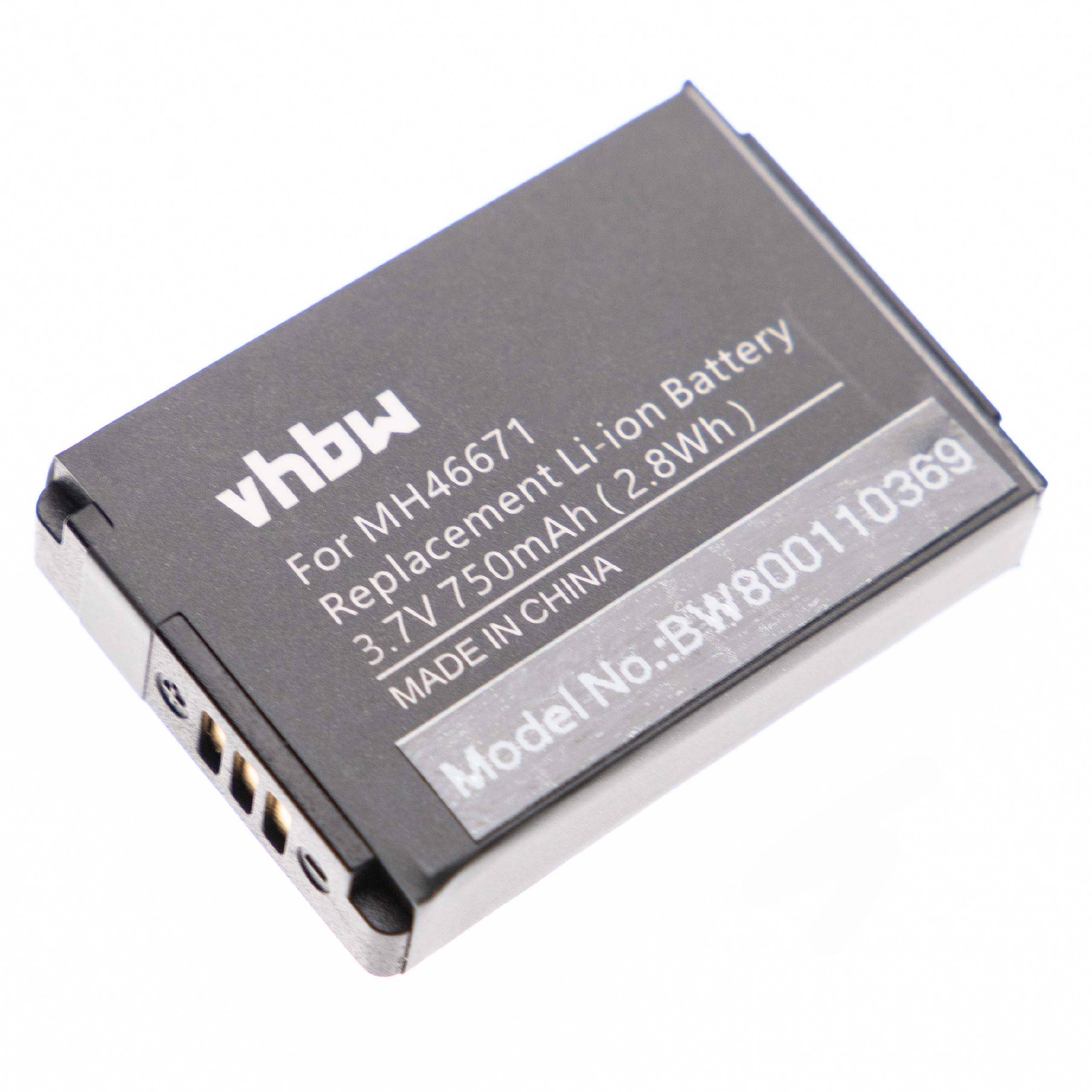 Li-Ion-Akku - 750mAh (3.7V) für Handy, Smartphone, Telefon wie Parrot 1ICP7/28/35