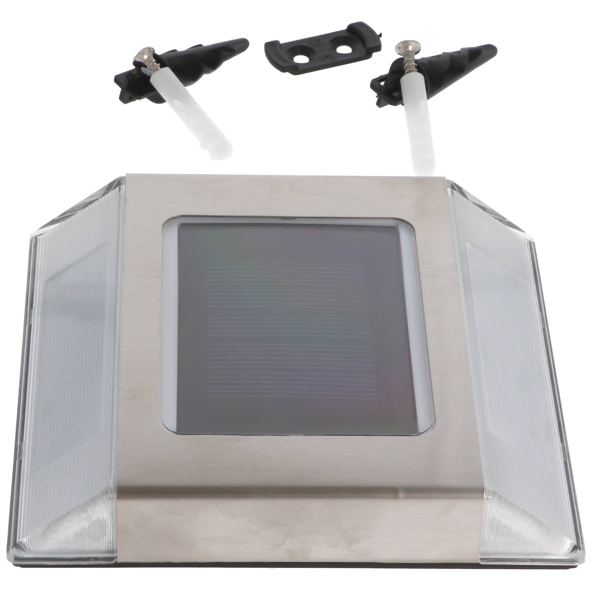 LED Solar Bodenleuchte mit 2 weissen LED max. 12 Lumen, Leuchtdauer max. 8 Stunden