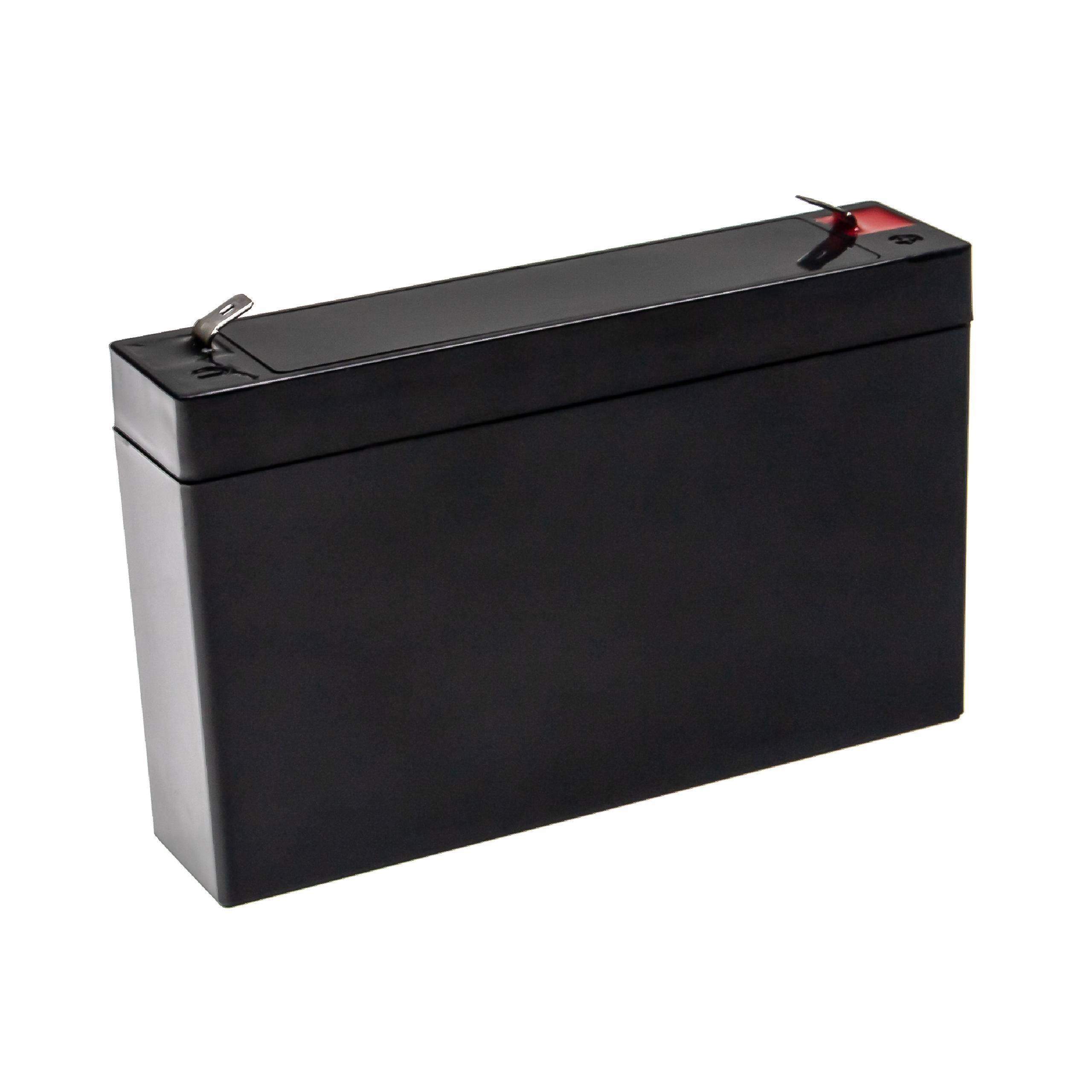 vhbw Akku Bordbatterie kompatibel mit Wohnwagen, Boot, Camping, Wohnmobil (7Ah, 6,4V, LiFePO4)