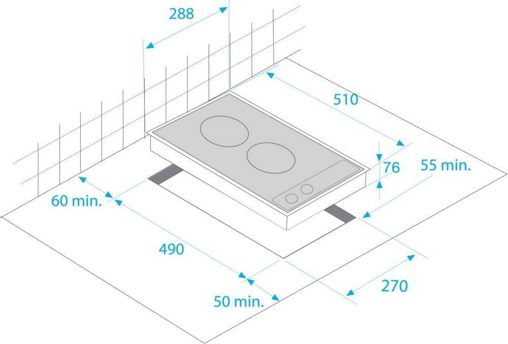 Beko EB-Autark-Kochfeld HDMI 32400 DTX