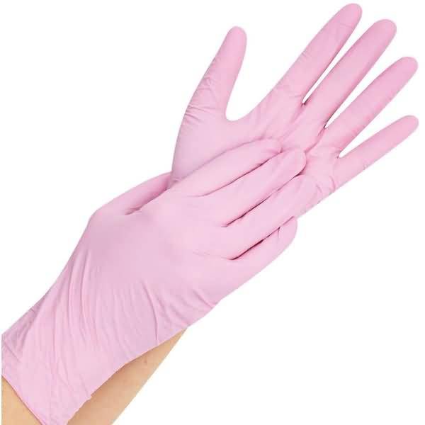Nitril-Handschuh Safe Light puderfrei XL 24cm pink VE=100 Stück
