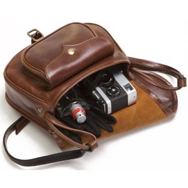 Damentasche Bonny Sattelleder 23x8x18 braun