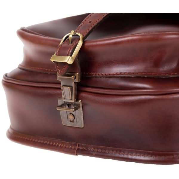 Damentasche Allison Sattelleder 26x12x20cm braun