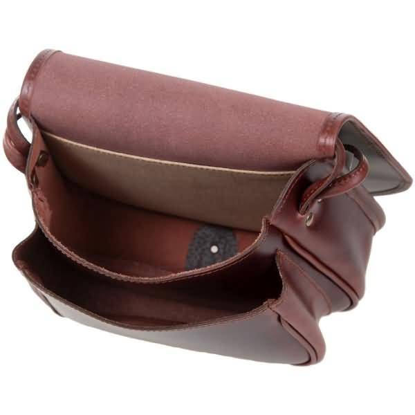 Damentasche Allison Sattelleder 26x12x20cm braun