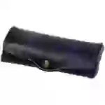 Brillenetui groß Sattelleder 16x3x8cm blau Brillenetui groß Sattelleder 16x3x8cm blau