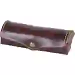 Brillenetui klein Sattelleder 15x6x3cm braun Brillenetui klein Sattelleder 15x6x3cm braun