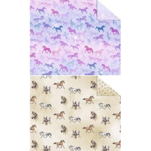 Fotokarton Pferde 49,5x68cm 300g/qm VE=10 Bögen