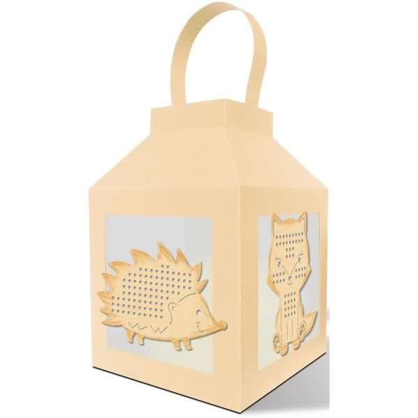 Bastelset Meine Lieblingslaterne Aprikose