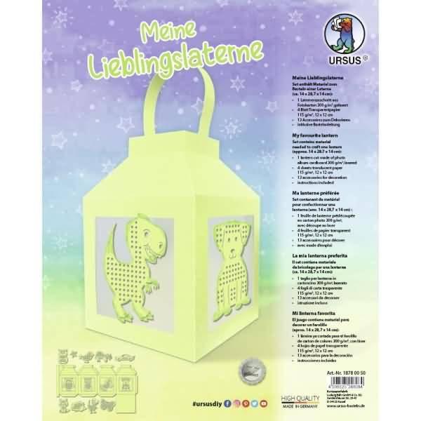 Bastelset Meine Lieblingslaterne Apfelgrün