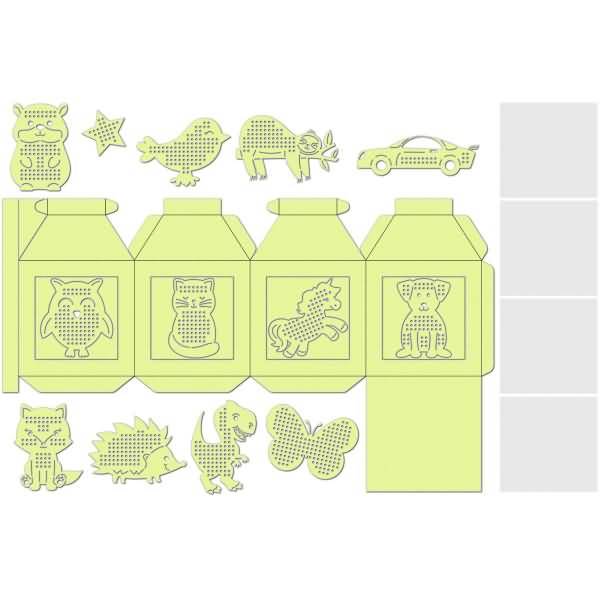Bastelset Meine Lieblingslaterne Apfelgrün
