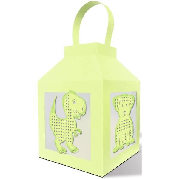 Bastelset Meine Lieblingslaterne Apfelgrün