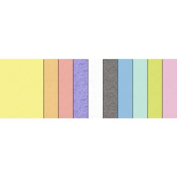 Bastelfilz Pastell 150g/qm20x30cm VE=10 Bogen (10 Farben)