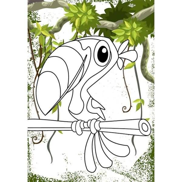 Schnipselbilder Dschungel 23x33cm 8 Motive sortiert