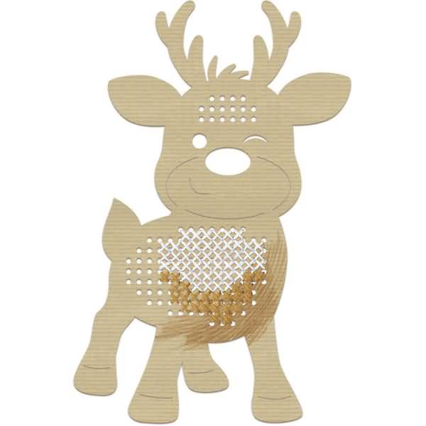 Kreuzstich-Bastelset Weihnachten 250g/qm VE=12 Blatt