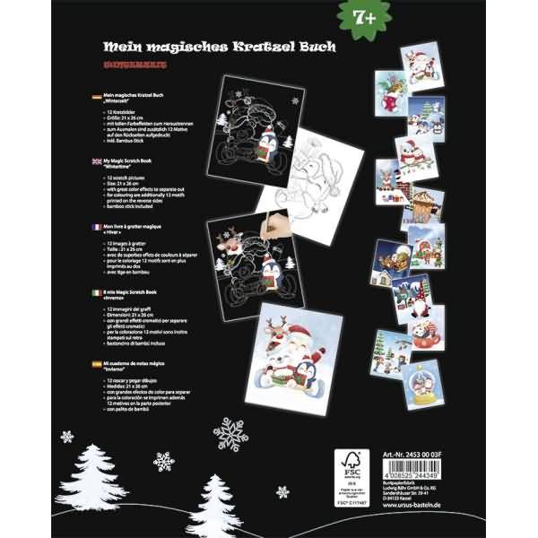 Mein magisches Kratzelbuch 'Winterzeit'