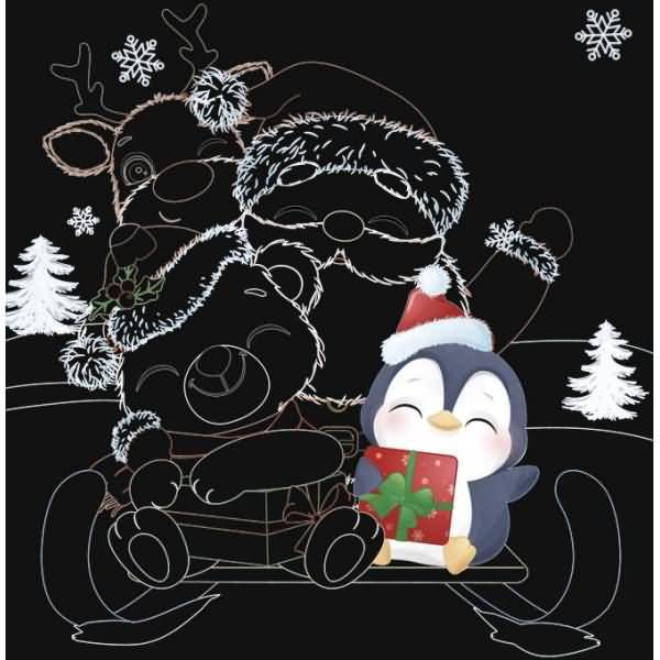 Mein magisches Kratzelbuch 'Winterzeit'