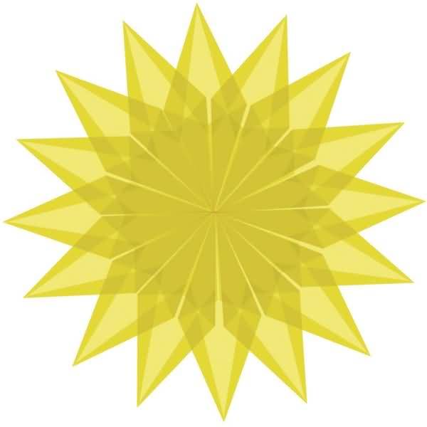 Faltblätter transparent 42g/qm 14x14cm VE=100 Blatt citronengelb