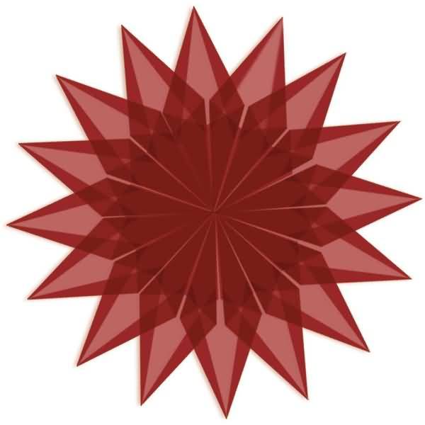 Faltblätter transparent 42g/qm 14x14cm VE=100 Blatt rot