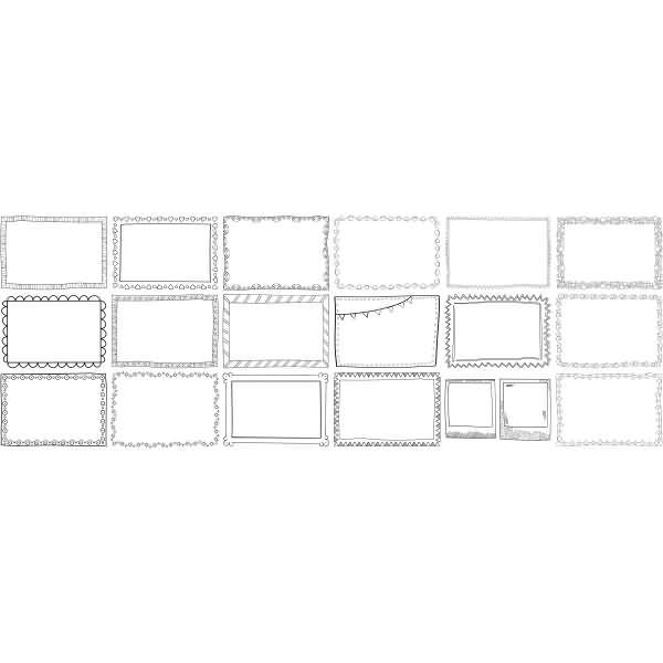 Mal- und Zeichenblock mit Rahmen A5 220g/qm 18 Blatt