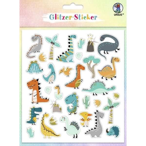 Glitzer-Sticker Fun Motiv 02 VE=138 Sticker