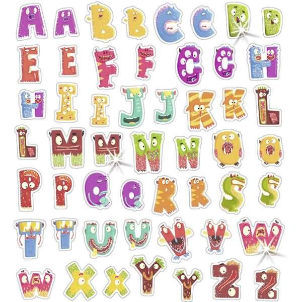 Glitzer-Sticker Fun Motiv 03 VE=136 Sticker