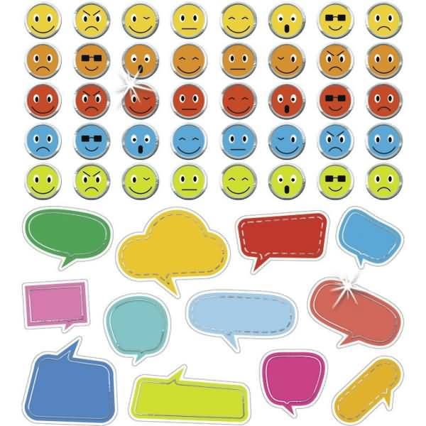 Glitzer-Sticker Fun Motiv 05 VE=150 Sticker