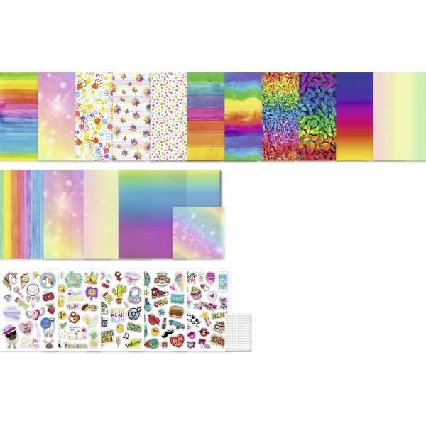 Bastelset Regenbogen 23x33cm VE=189 Teile