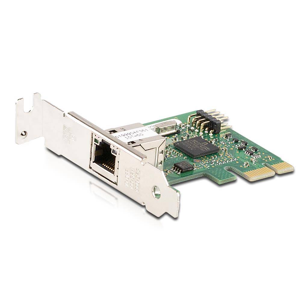 Fujitsu D2907-A11 (Refurbished) Netzwerkkarte (PCI Express x1, Low Profile, GigaBit Ethernet, 1x RJ-45 LAN)