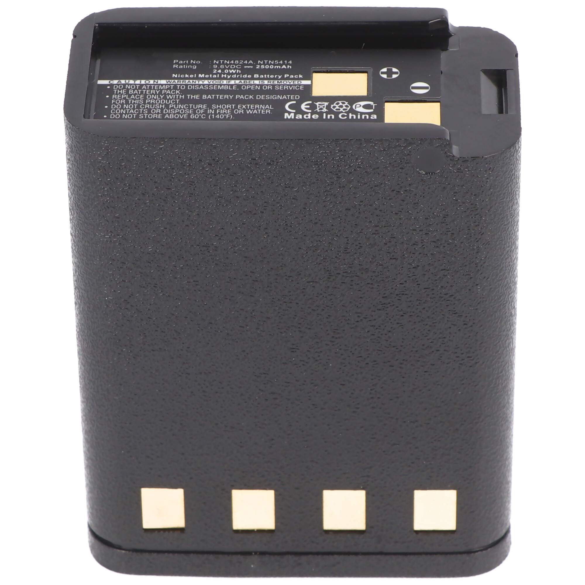 Akku passend für Motorola HT600, MT1000, Bullard BNH-5447TIC, BU32H1-A, 9,6V, 2500mAh