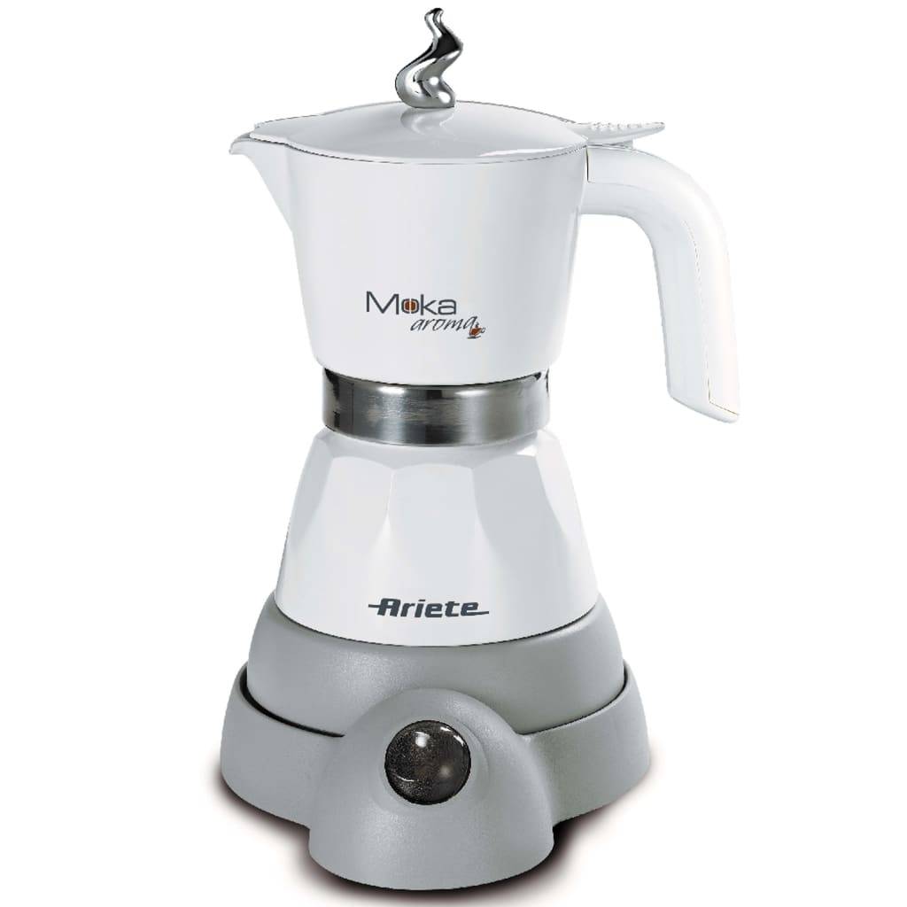 Ariete Elektrische Espressokanne Moka Aroma 400 W Weiß