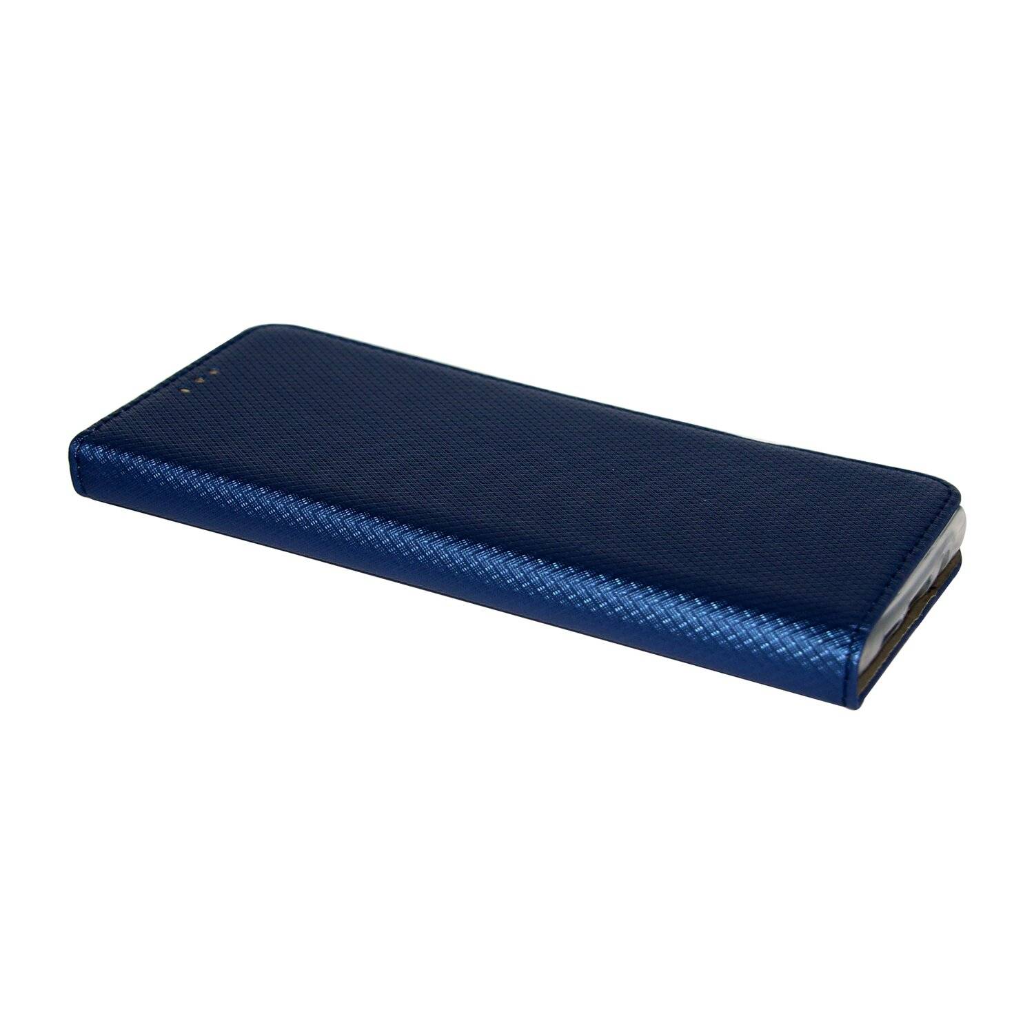 Buch Tasche "Smart" kompatibel mit XIAOMI MI NOTE 10 LITE Handy Hülle Schutzhülle mit Standfunktion, Kartenfach Blau