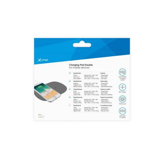 XLayer Charging Pad Double - Induktive Ladematte