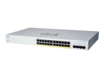 Cisco Business 220 Series CBS220-24FP-4X - Switch - Smart - 24 x 10/100/1000 (PoE+)
