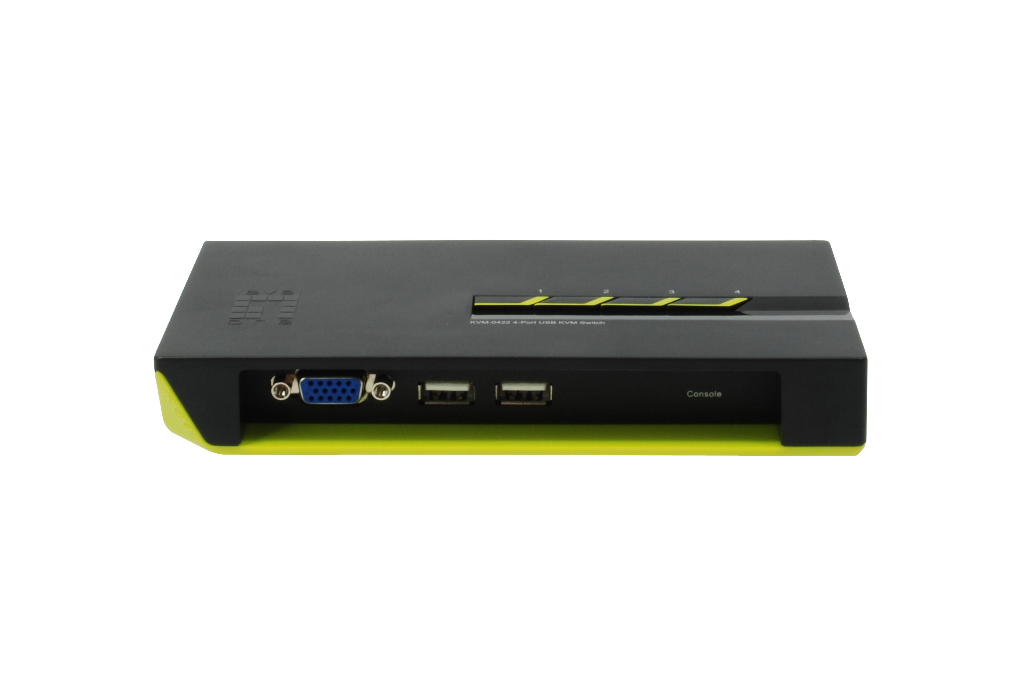 LevelOne ViewCon KVM-0422 - KVM-/USB-Switch - 4 x KVM port(s)