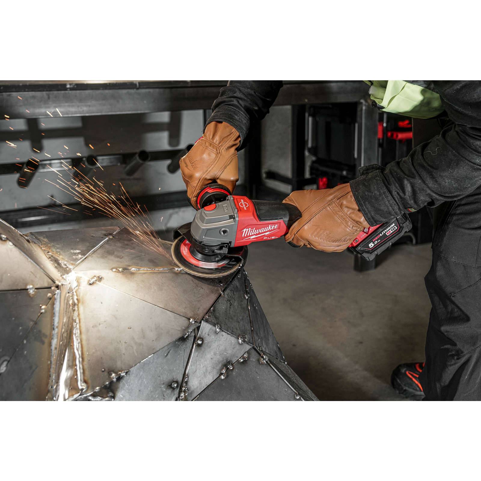 Milwaukee Akku-Winkelschleifer M18ONEFSAG125XPDB-0X ONE-KEY 18V - Trennschleifer