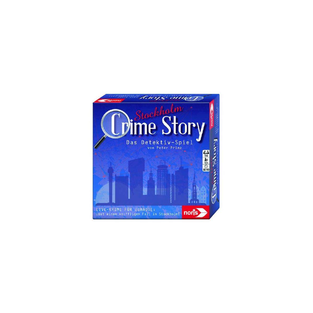 NOR01969 - Crime Story – Stockholm, Kartenspiel, für 1-6 Spieler, ab 12 Jahren (DE-Ausgabe)