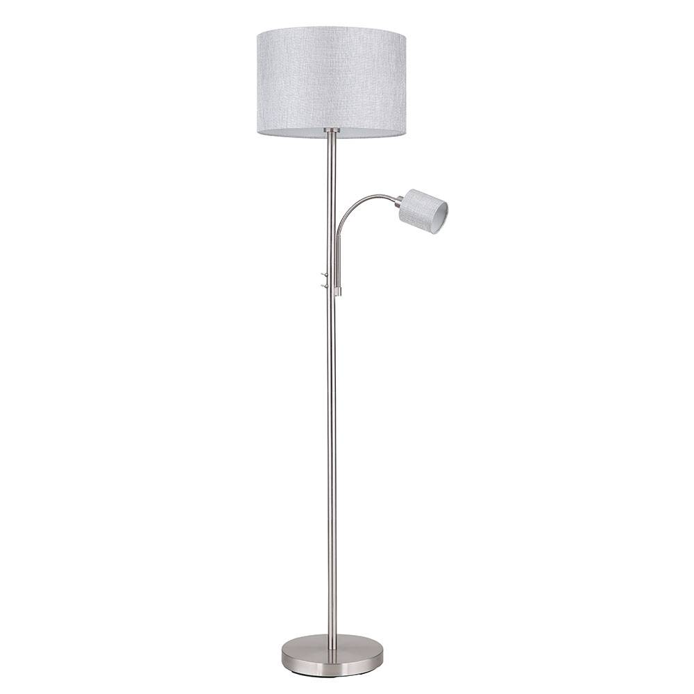 Stehleuchte mit Leselampe Stehlampe Schlafzimmer Wohnzimmerlampe stehend Lesespot, App Steuerung, Smart RGB LED 1x 10W 1x 5W, H 170 cm