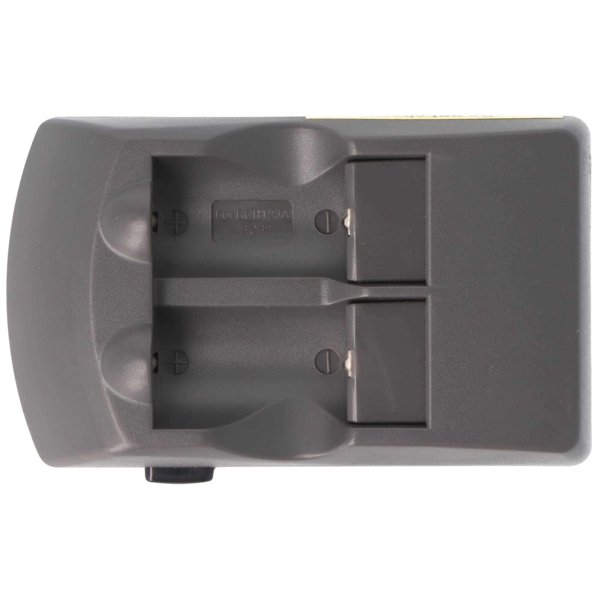 Ladeschale passend für 2x CR123A und CR2 Akkus, als Erweiterung für unser Ladegerät R2CR5-2