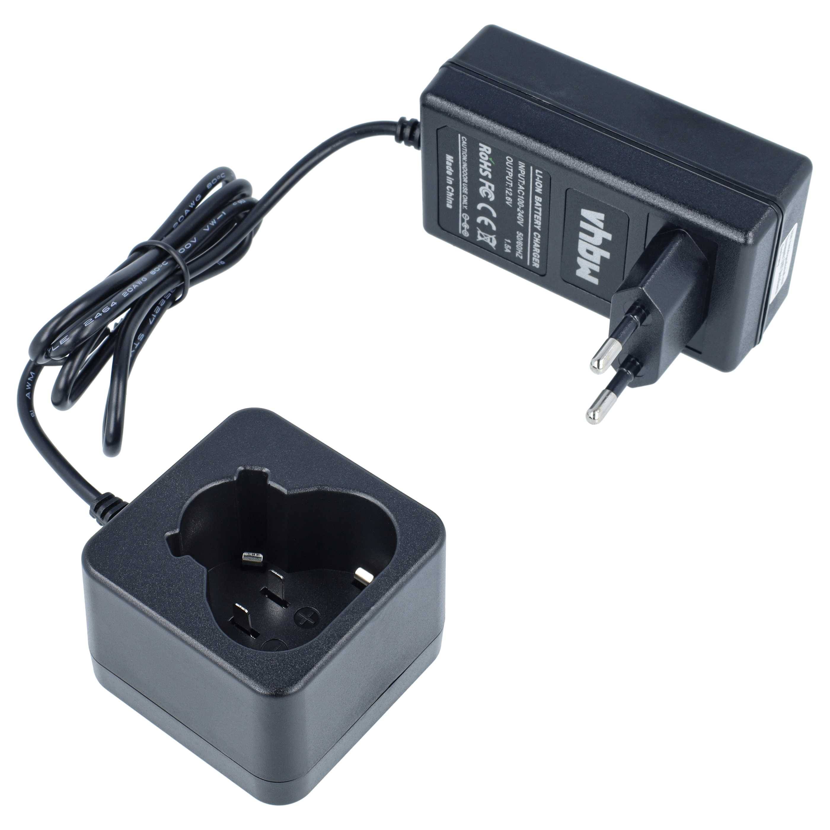 vhbw Ladegerät kompatibel mit Worx WA3503 | WA3509 Werkzeug Li-Ion-Akkus