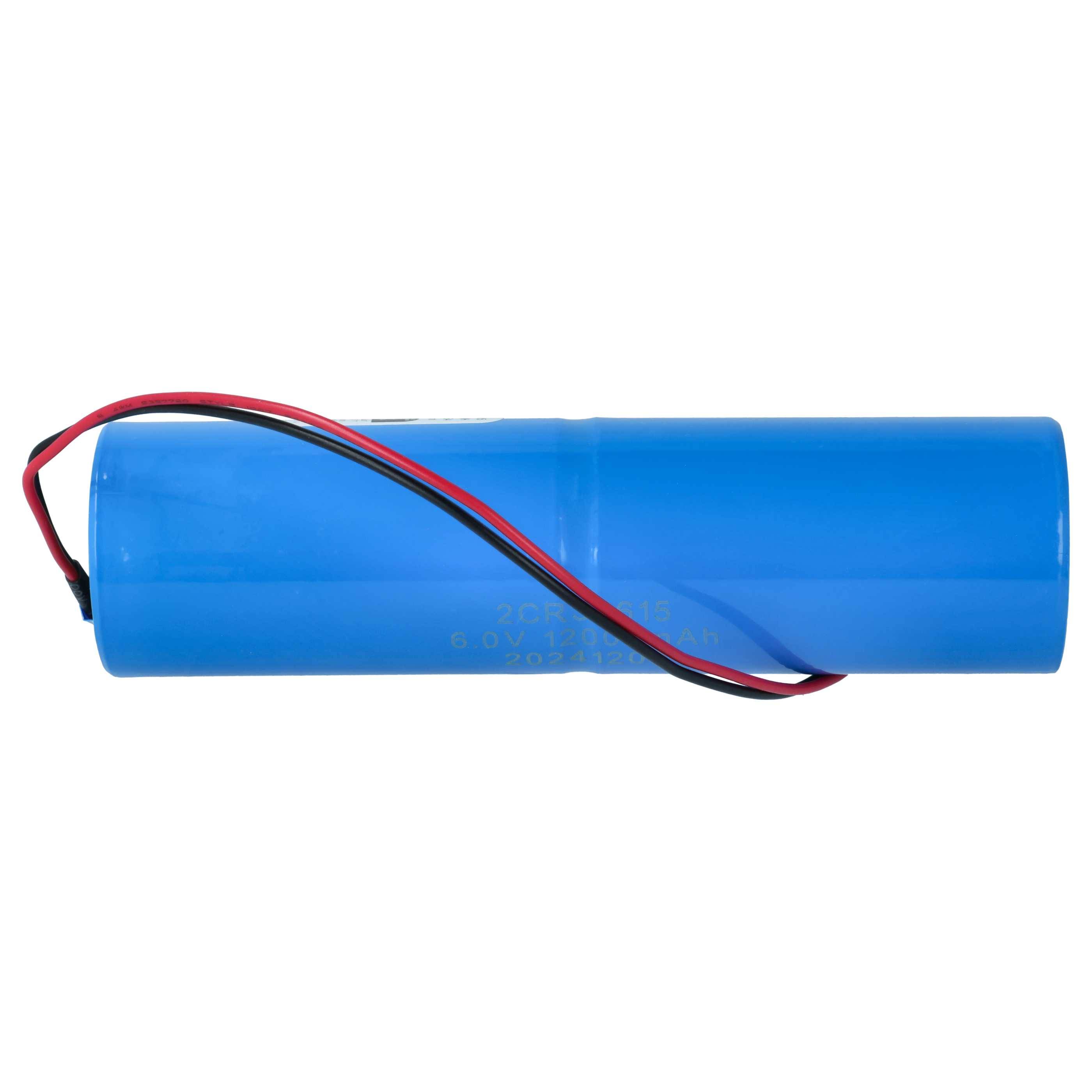 vhbw 5x Batterie Ersatz für Jablotron 2CR34615, BAT-80A-SAFT für Alarmanlage, Alarmsystem (12000 mAh, 6 V, Li-MnO2)