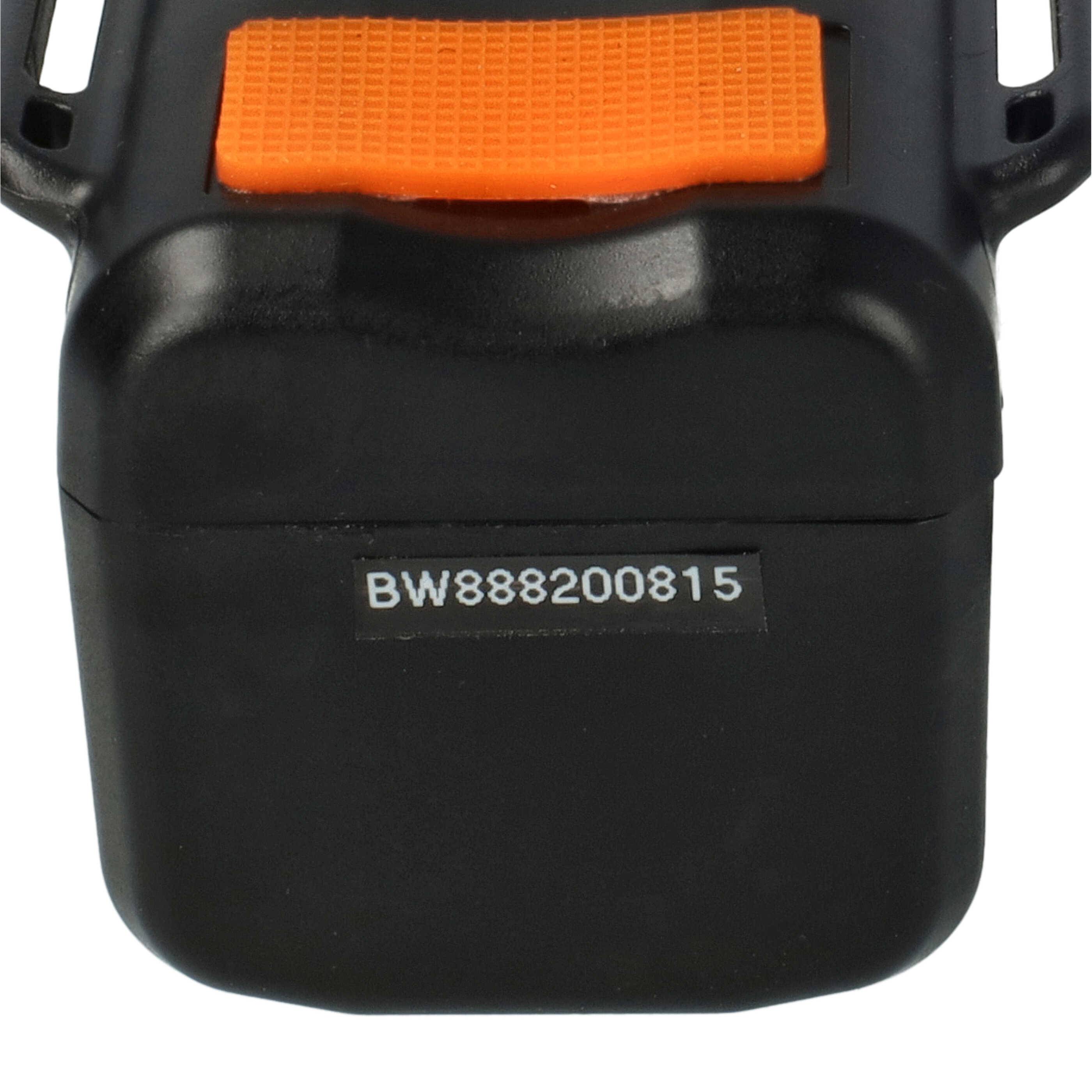 vhbw Akkupack für Fahrradlampen (6000 mAh, 8,4 V, Li-Ion) wasserdicht
