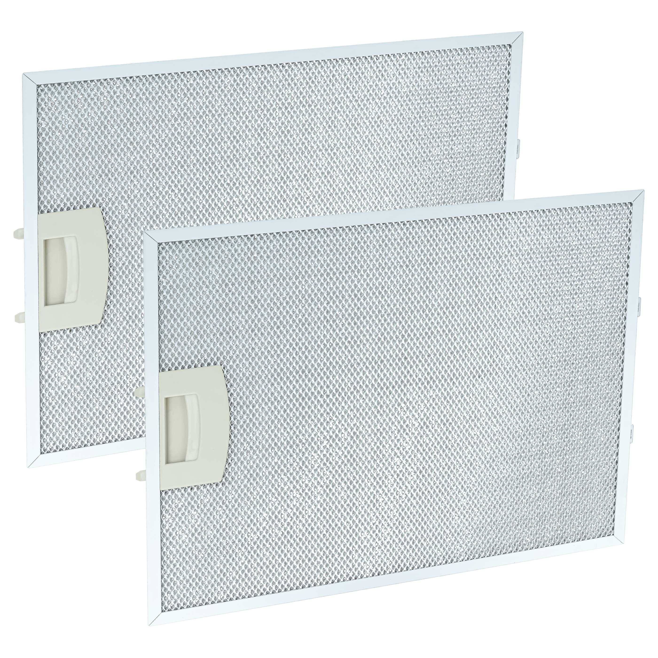 vhbw 2x Filter Metallfettfilter kompatibel mit Bosch DKE932A/03, DKE932A/01, DKE9306AUC/01, DKE932A/04, DKE9305AUC/01 Dunstabzugshaube, Metall