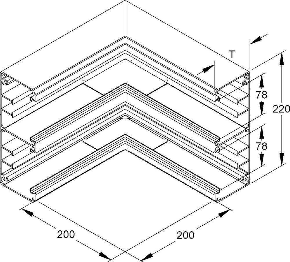 Niedax Alu-Inneneck DAI 220-78 N